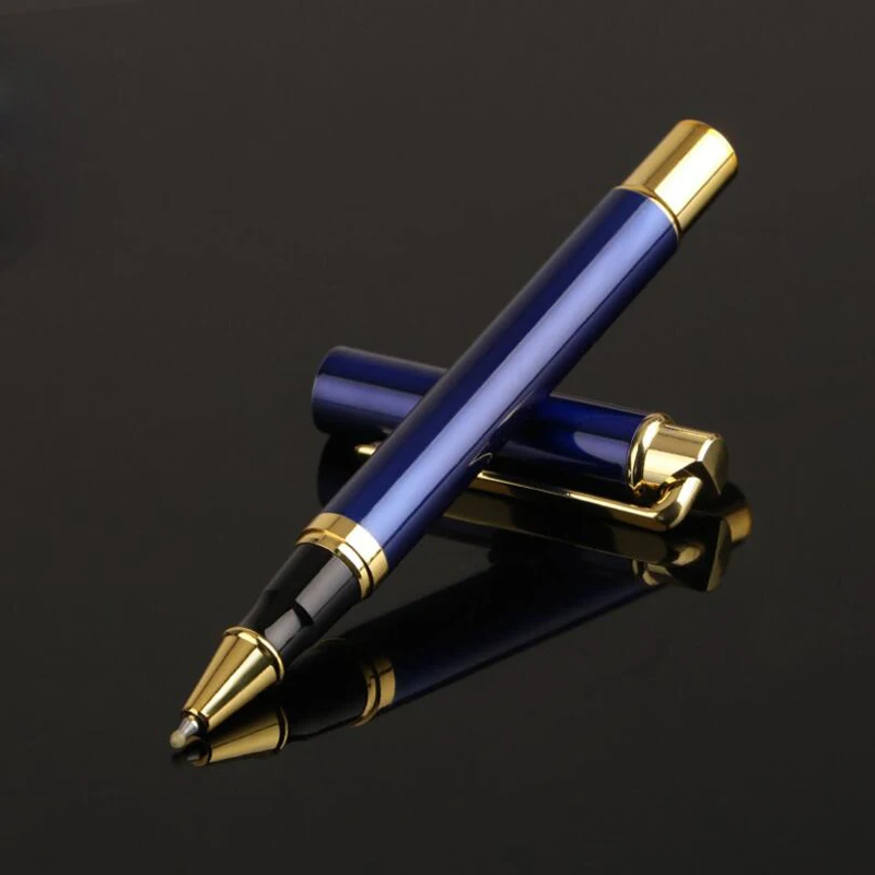 Металлическая ручка хорошего качества роллер шариковая для офиса руководителя