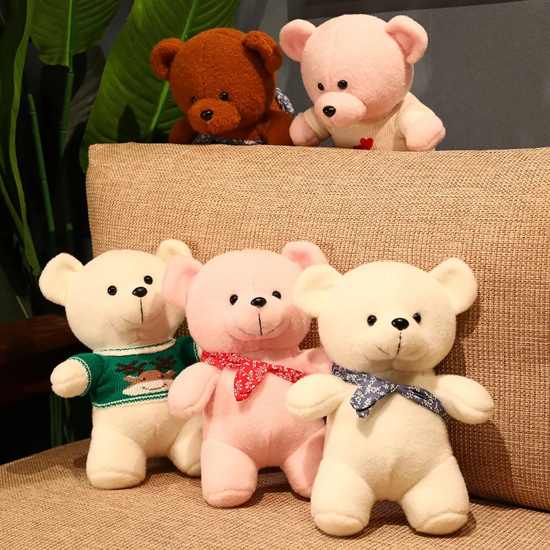 

25/35cm Cute Runaway Bear Dolls Lovely Teddy Bear Stuffed Toy Soft Bear Baby Toy Kids Girls Birthday Brinquedos Wedding Gifts