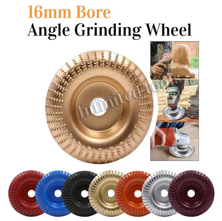 Угловая шлифовальная машина шип диск работа по дереву полировка колеса