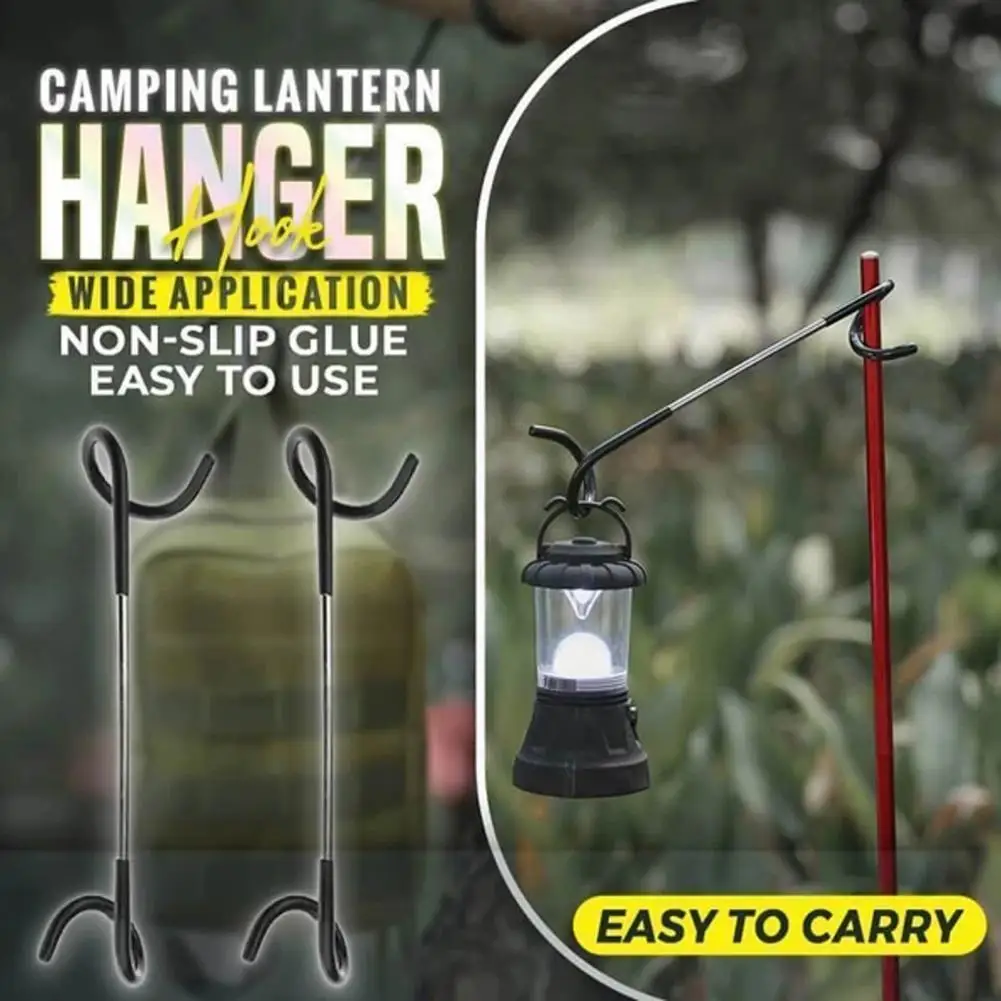 

Lamp Holder Hook Durable Metal Compact Windproof Anti-corrosion Lamp Holder Hook Lantern Hook Hanger for Camping
