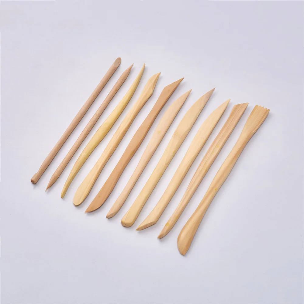 

10pcs Clay Sculpture Tools DIY Soft Pottery Handicrafts Clay Sculpture Tools Repair Tool Set