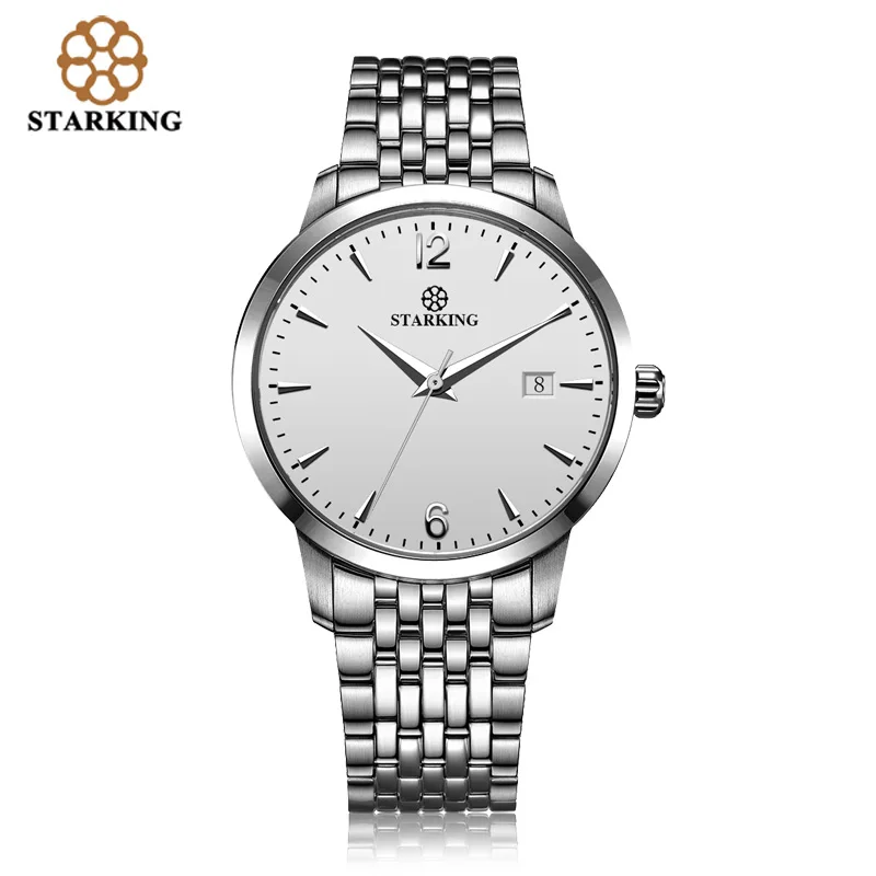 STARKING Мужские механические часы мода 28800 Beat автоматические из нержавеющей стали