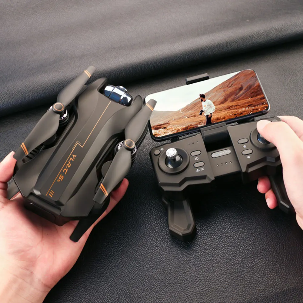 Рождественский подарок S5 Профессиональный селфи Дрон 4K двойной X50 зум камера WIFI