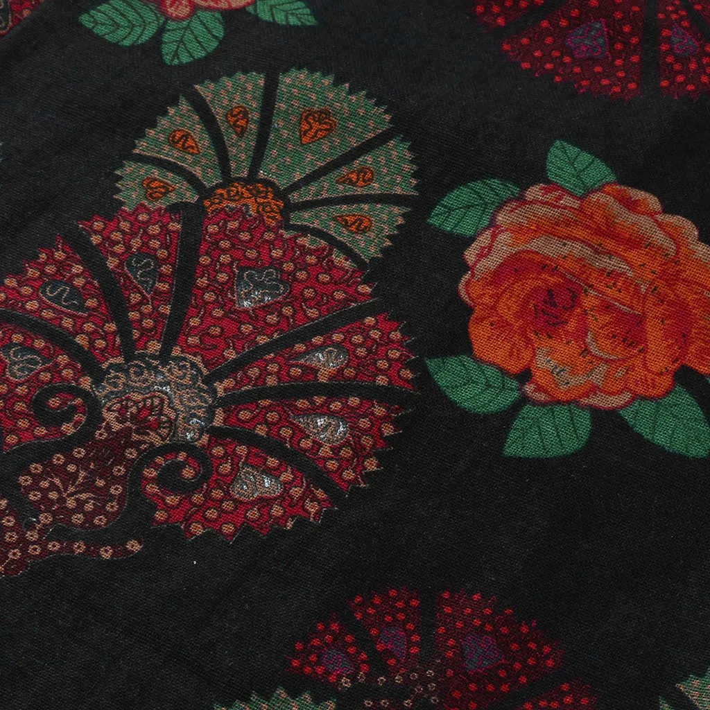 

Home&Nest Vintage Pants Women Casual Flower Print Pant Elastic Waist Pant Pocket Loose Harem Pants Ladies Clothes Summer 2020