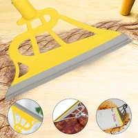 2 in 1 silicone mop removable broom cleaning sweeper hair sweeping mop for bathroom kitchen floor tile window dropshipping