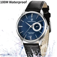pagani design new mens mechanical watch top brand quartz watch mens leather 100m waterproof military watch men relojes hombre