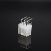 signal sensor circuit board welding connector 4 2mm 5557 6p solid double curved needle seat spacing