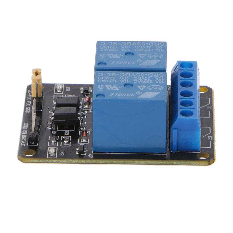 

2 Channel DC 5V Relay Switch Module For Raspberry Pi ARM AVR DSP