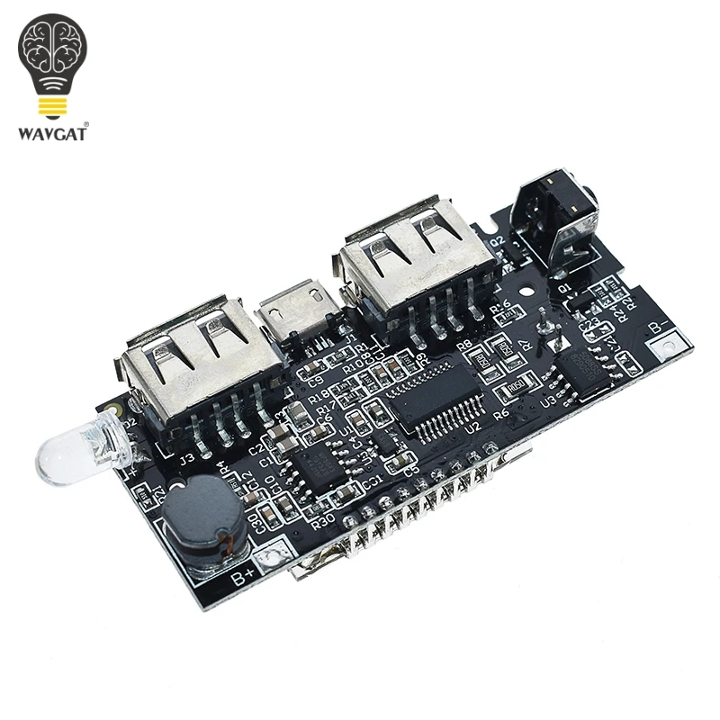Два порта USB 5V 1A 2.1A Mobile Power Bank 18650 зарядное устройство PCB силовой модуль аксессуары для телефона DIY светодиодный ЖК-модуль