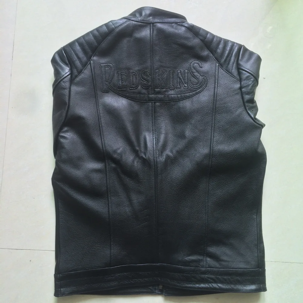 

2020 New Vintage Men's Genuine Motorcycle Leather Jacket Punk Fashion Cowhide Bomber biker Men Winter Coats M-XXXXL