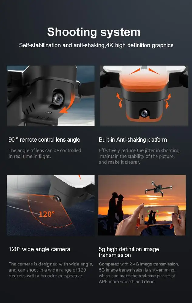 

LeadingStar 8811GPS RC Drone GPS/Optical Flow Dual-mode Dual Camera High Hold Mode Foldable Arm RC Quadcopter Drone