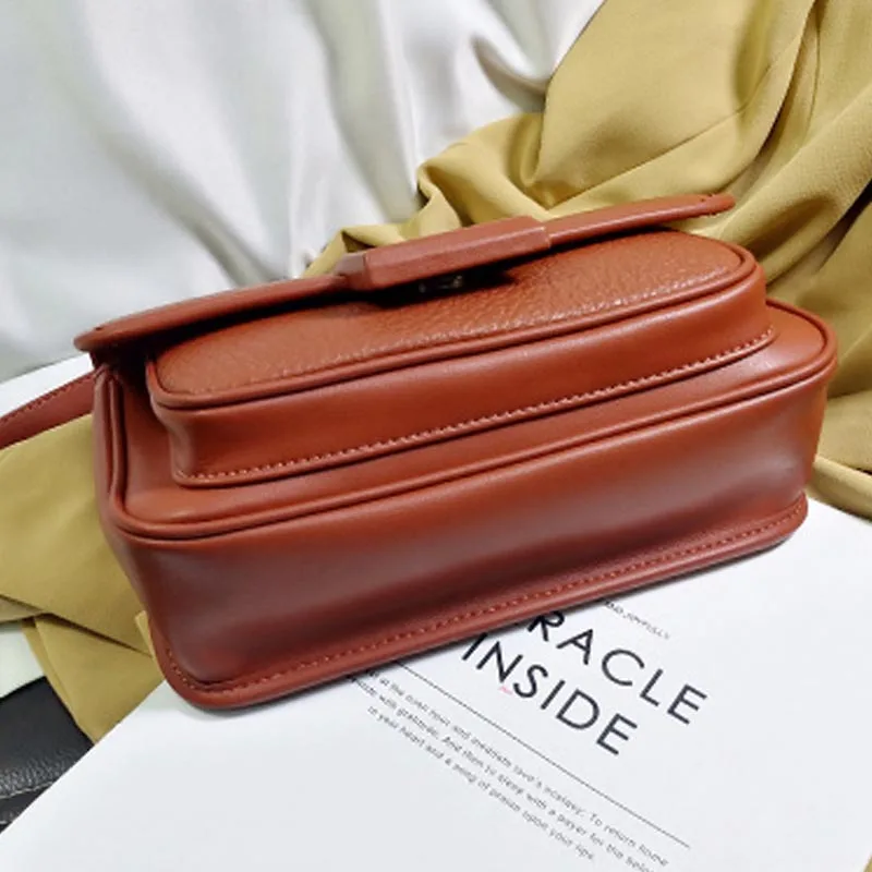 Новинка 2020 сумка из натуральной кожи для женщин воловьей роскошная кожаная через