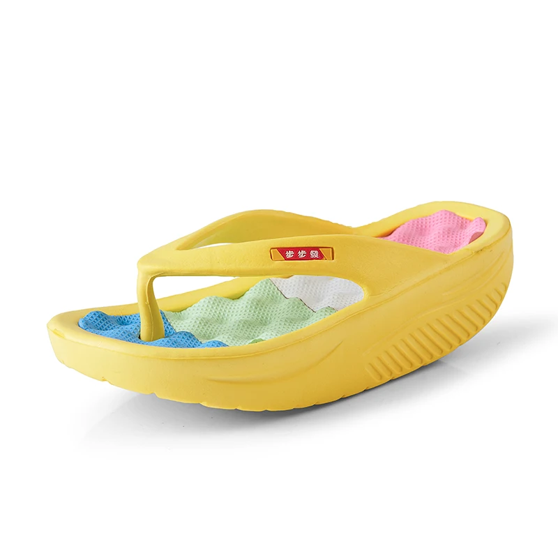 

Шлепанцы женские быстросохнущие, летняя обувь на платформе, без застежки, Нескользящие, для дома и пляжа, для плавания, Т-образные ремешки