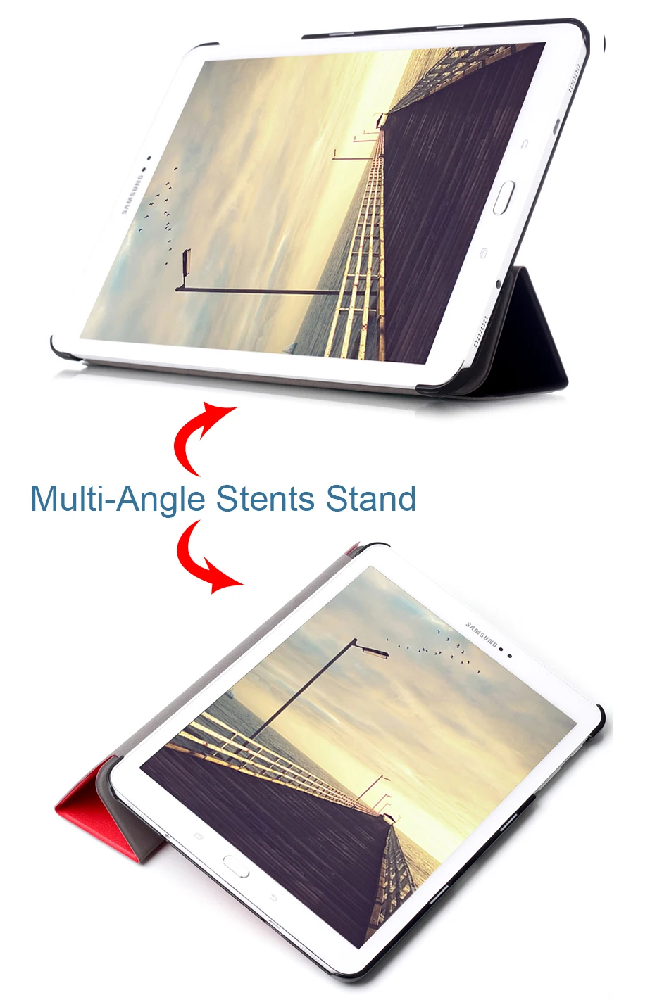 MTT чехол для планшета с масляным рисунком для samsung Galaxy S2 9,7 ''SM-T810 T813 T815 T819 складной магнитный защитный чехол из искусственной кожи с подставкой