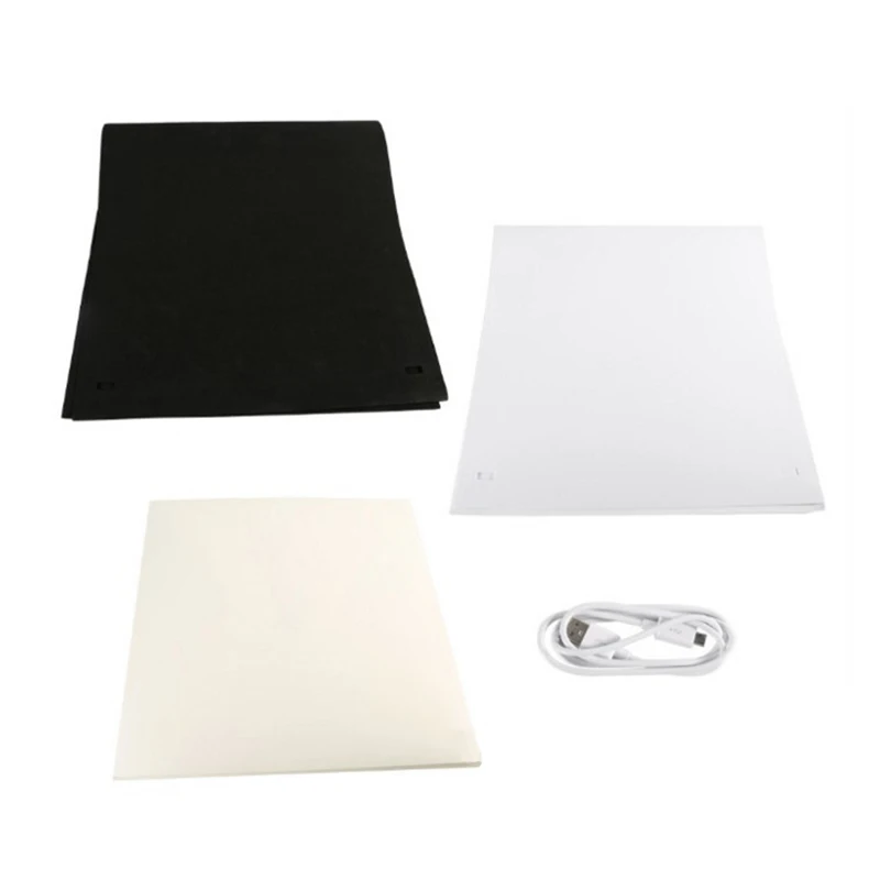 Портативный складной мини-светильник 24 см софтбокс для фотостудии светодиодный