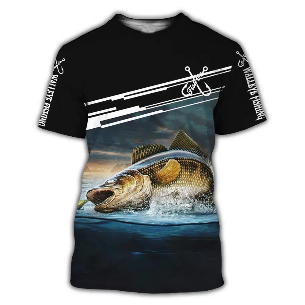 

Beautiful Carp Fishing 3D All Over Print men t shirt Harajuku Fashion Short sleeve shirt summer streetwear Unisex tshirt
