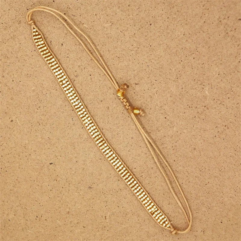 Браслет Zhongvi Миюки Женские Ювелирные изделия золотые браслеты регулируемые на