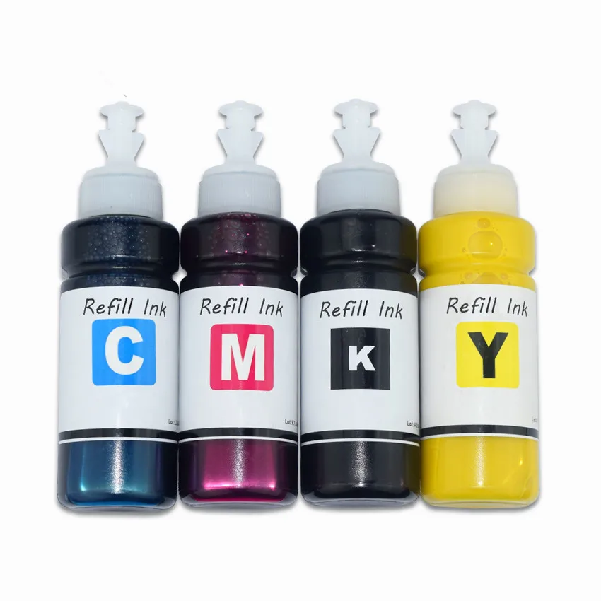 4 color *100ml Pigment Ink Refill Kit For Epson TM-C3500 TM-C3510 TM-C3520 for Epson C3500 C3510 C3520 Label Printers