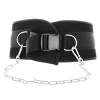 dipping pull up weight belt with chain gym fitness back support