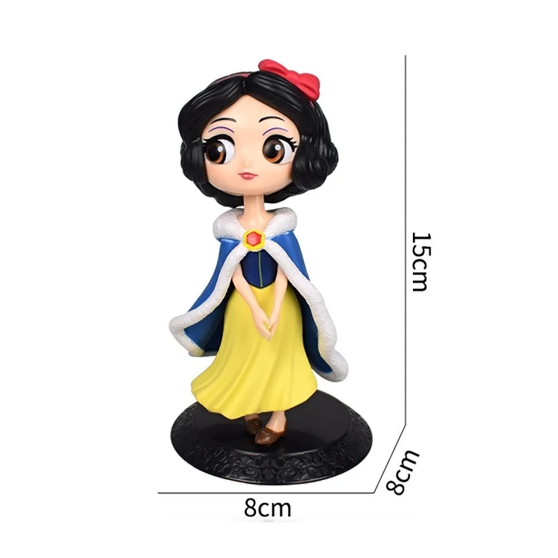 Фигурки героев мультфильма Disney Q игрушки принцессы Белоснежка жасмин Спящая