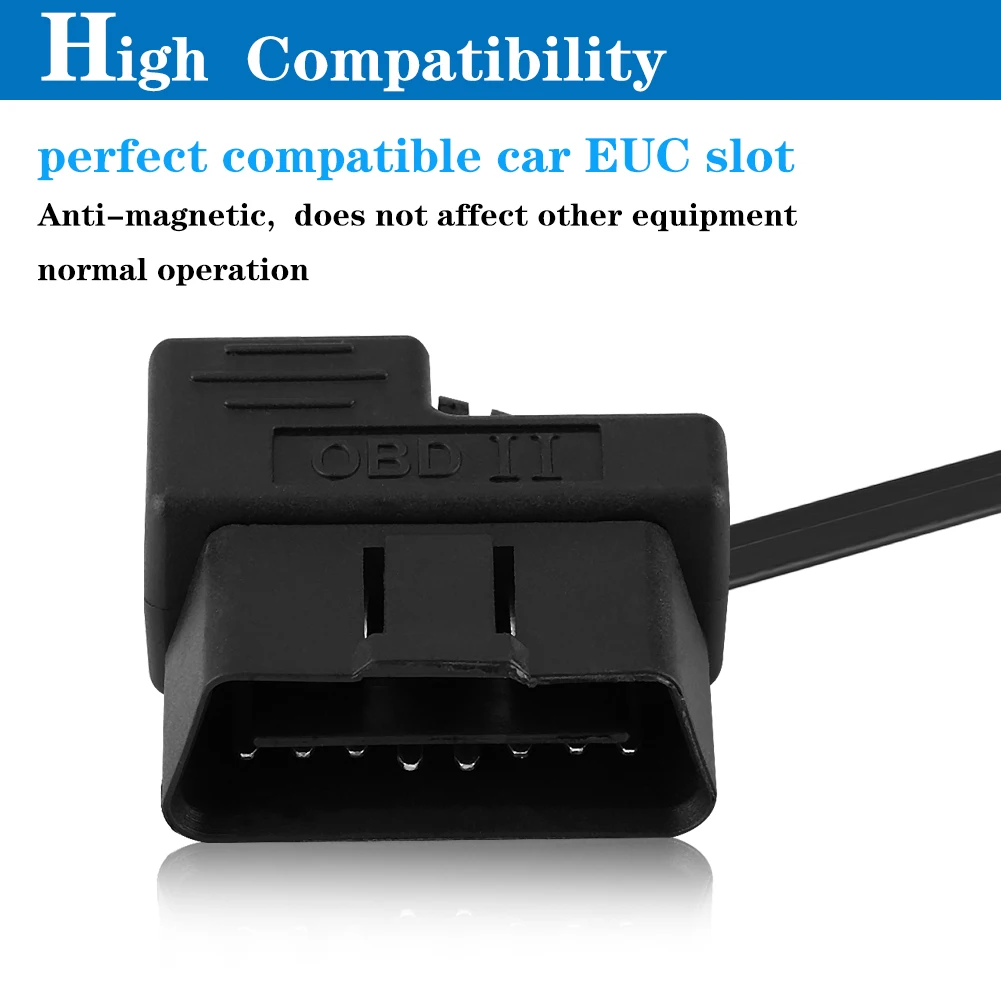 Автомобильный OBD2 EOBD 16pin диагностический OBD II для мини USB кабель удлинитель адаптер