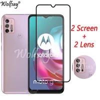 Full Cover Tempered Glass For Motorola Moto G30 Screen Protector Moto G30 G60S G31 G41 E40 E20 Camera Glass For Moto G30 Glass