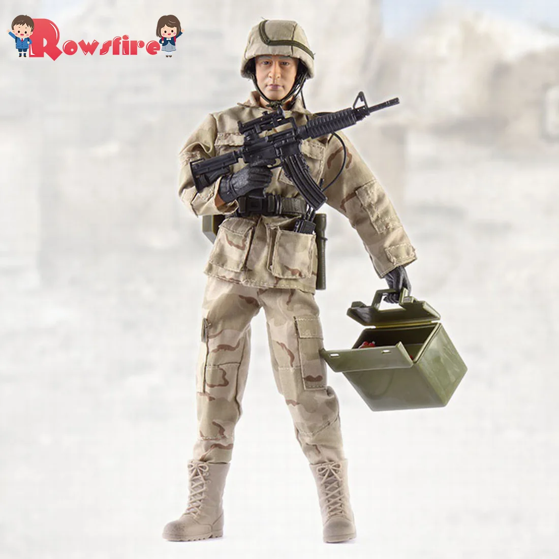 Rowsfire 1:6 Реалистичная подвижная фигурка боевого инженера, военный солдат, модель, набор, экшн-игрушка, фигурки, американский стиль, Лидер продаж