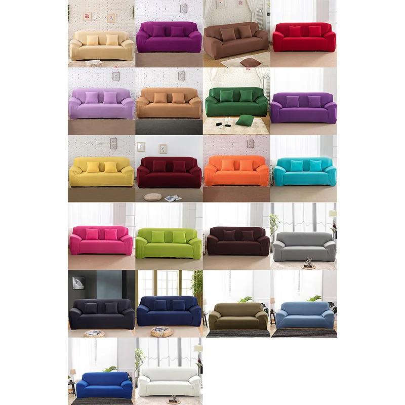 

Elastic Sofa Cover for Living Room Universal Case for Sofa Home Sectional Couch Covers Spandex Stretch Sofa Cover 1/2/3/4 Seater
