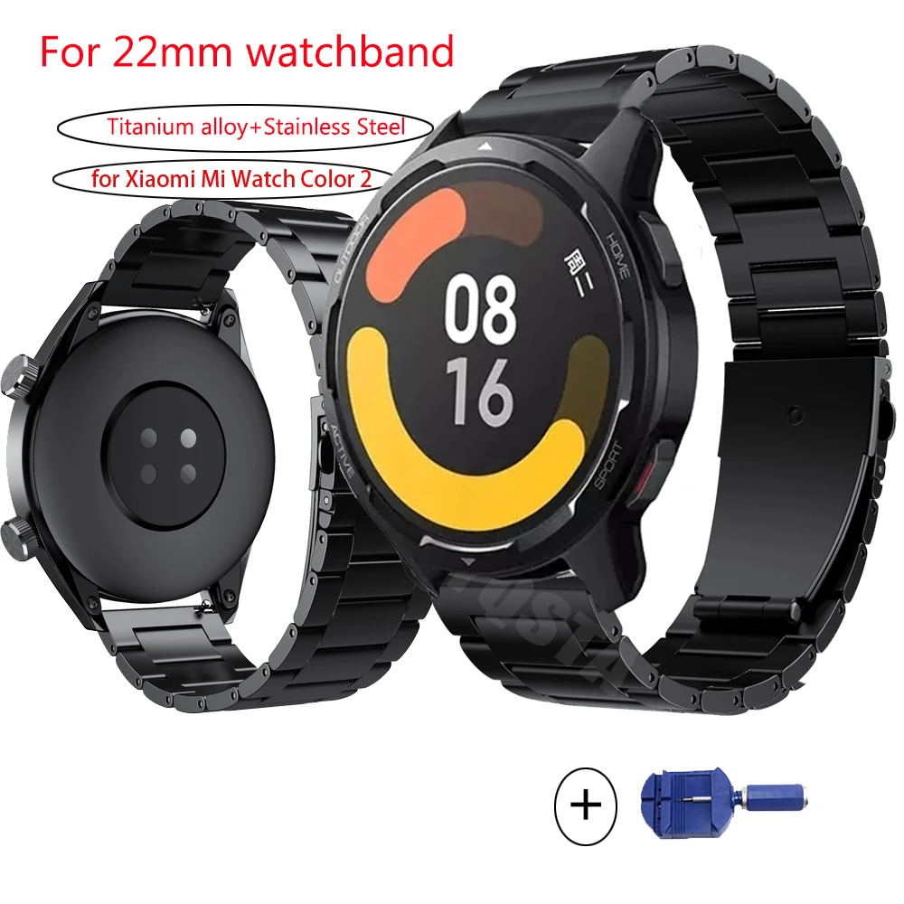 

For Xiaomi MI Watch Color Strap Silicone Wristband Bracelet 22mm Belt For Xiaomi Mi Watch Color 2 Replacement Bracelet Correa
