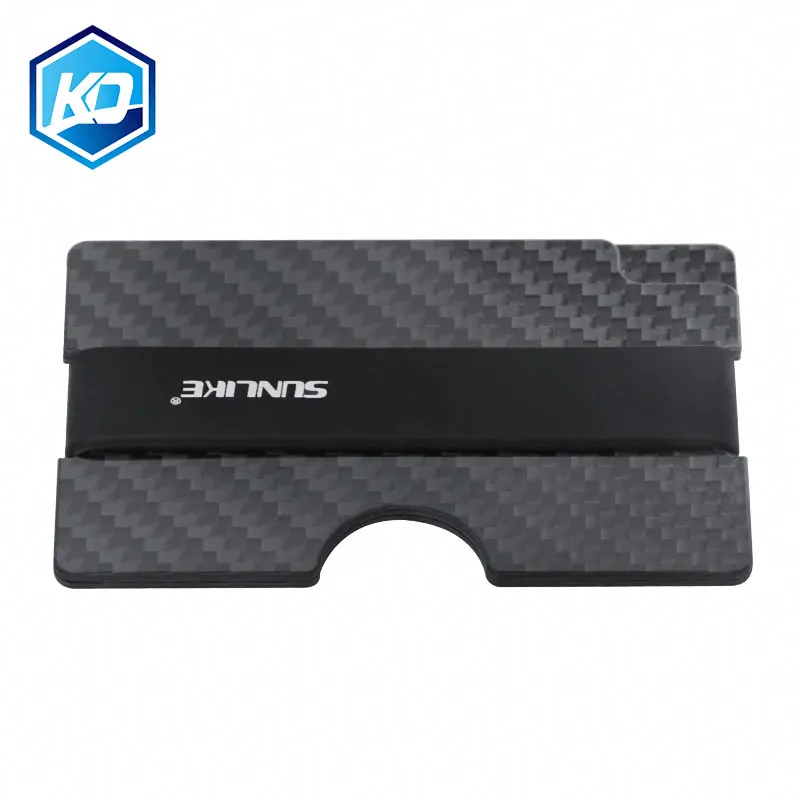 

Fashionable Carbon Fiber Men's Wallet Carbon Fiber Credit Card Holder Ultra-Thin RFID Wallet Business Card Holder Durable