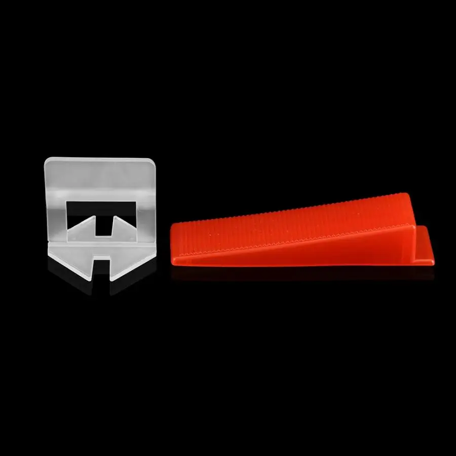 

Floor Wall Plastic Tile Leveling System Tools 600 x Clips + 200 x Wedges + 1 x Pliers Construction Tools