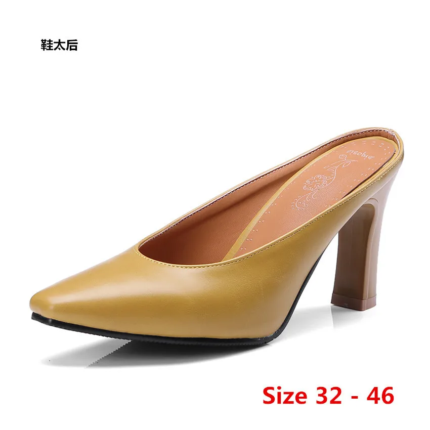 

Stiletto Slingbacks Women Pumps High Heel Shoes Party Wedding Women Concise Office Lady High Heels Small Big Size 32 - 46