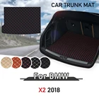 Для BMW X2 2018 коврики для багажника кожаный коврик для багажника подкладка для груза грязеотталкивающий коврик для багажника автомобильные аксессуары