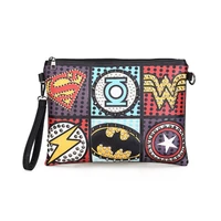 avenger rock style rivet clutch bag exquisite punk handbag women envelope bag luxury leather superhero shoulder bags