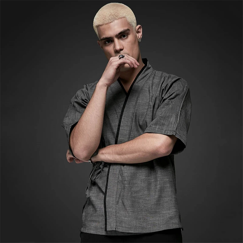 2021 Мужская японская пищевая служба куртка шеф-повара одежда для суши ресторана