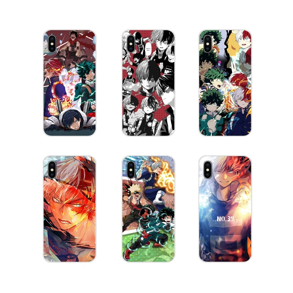 Прозрачный чехол из ТПУ с сумкой My hero Academy Shoto Todoroki для samsung A10 A30 A40 A50 A60 A70 Galaxy S2 Note 2 3