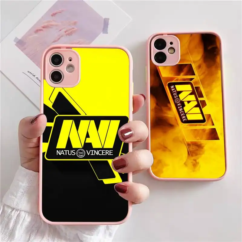 

CS GO Navi logo Phone Case For iPhone 13 11 Pro Max 7 8 Plus 12 Mini X XR XS SE2020 Camera Protection Matte Cover