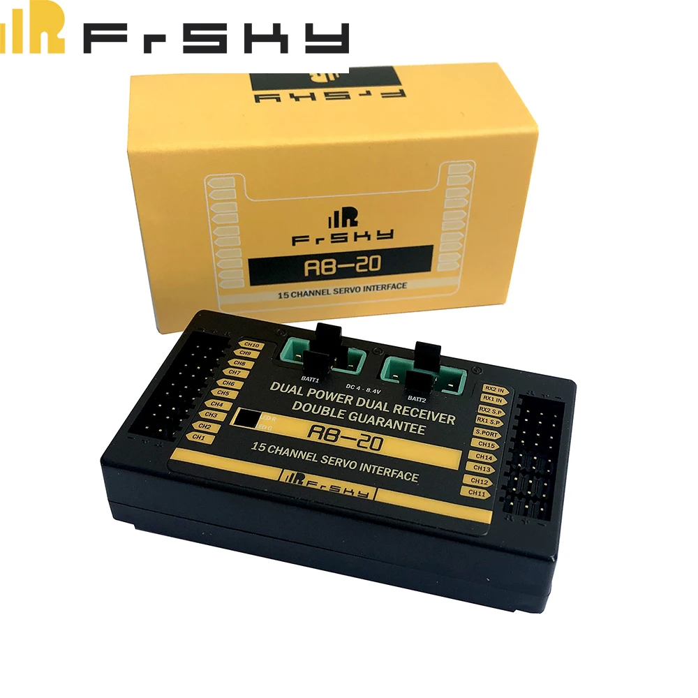 Frsky RB 20 RB20 двойной приемник мощности телеметрический автоматический