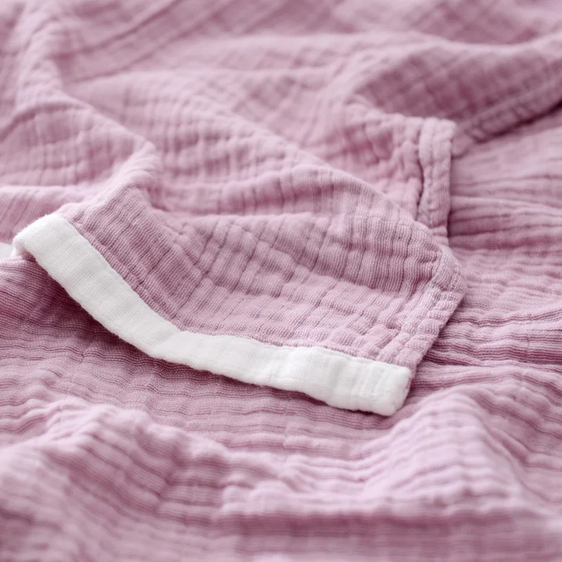 Хлопковое Марлевое полотенце муслиновое одеяло мягкое покрывало для взрослых на