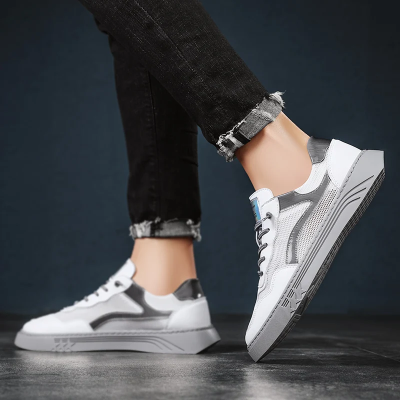 

Zapatillas Casual High Top Casual Shoes Rubber Men New Male Hip Hop Men's Loafers Breathable Zapatos Hombre