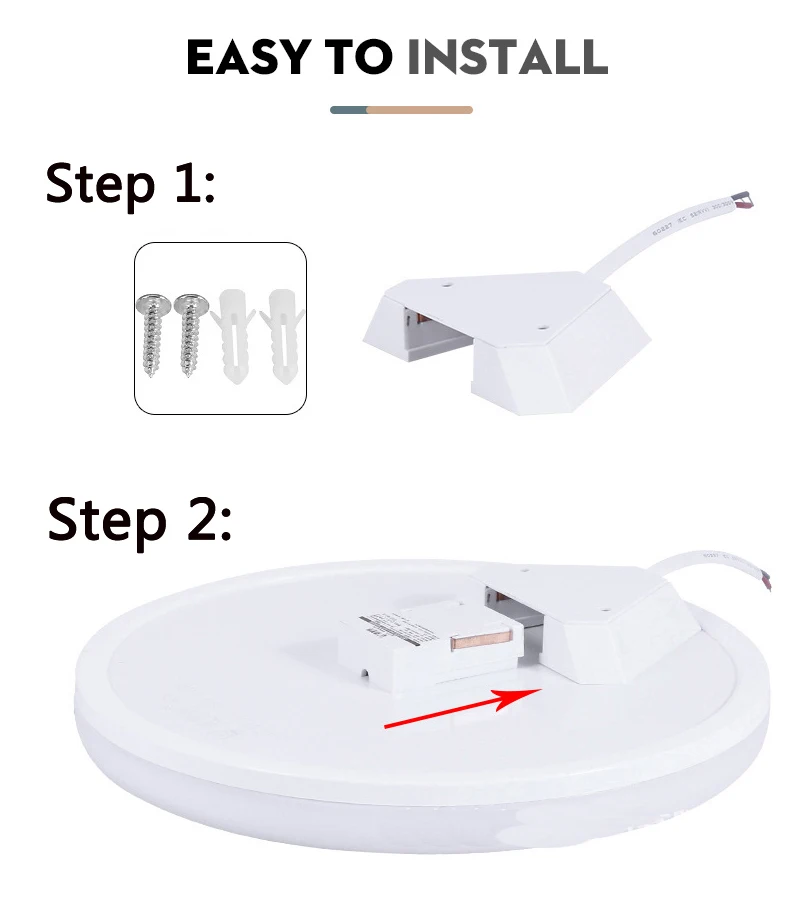 Modern Led Ceiling Lights Fixtures 15W 20W 30W 50W Surface Lamp 220V Panel for Living Room Kitchen Home Decor | Лампы и освещение