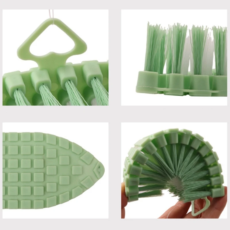 Сгибаемая щетка с щетиной щетки для чистки стен и керамической плитки