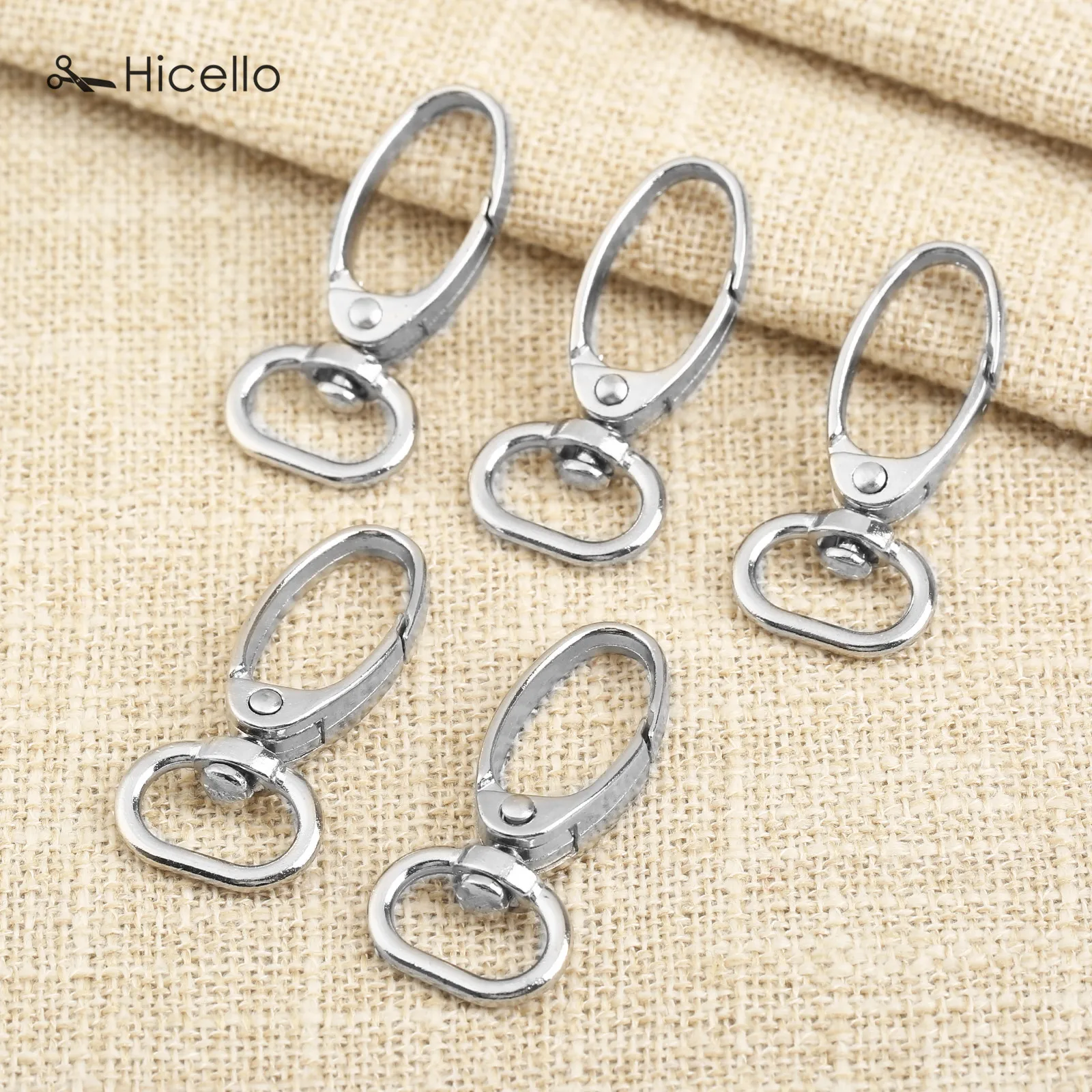 20 шт./компл. Пряжка для сумки защелкивающиеся крючки металлическая вешалка