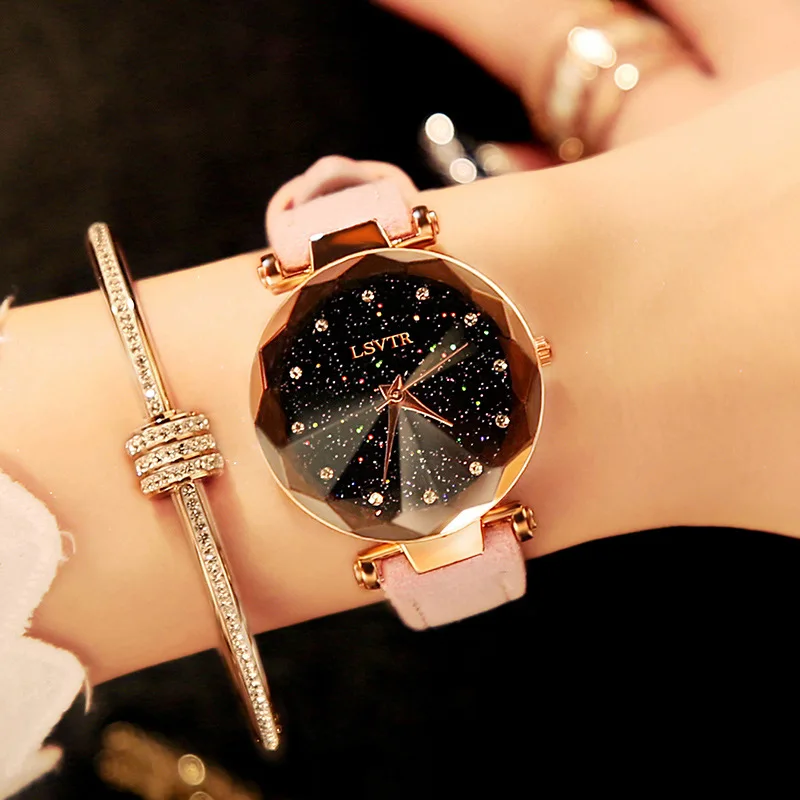 Женские очаровательные элегантные повседневные кварцевые наручные часы