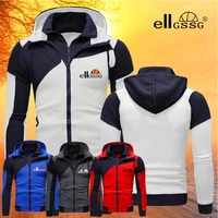 autumn winter new mens jacket slim fit hooded zipper jacket male solid cotton thick warm hoodies coat men clothing tops eiigssg
