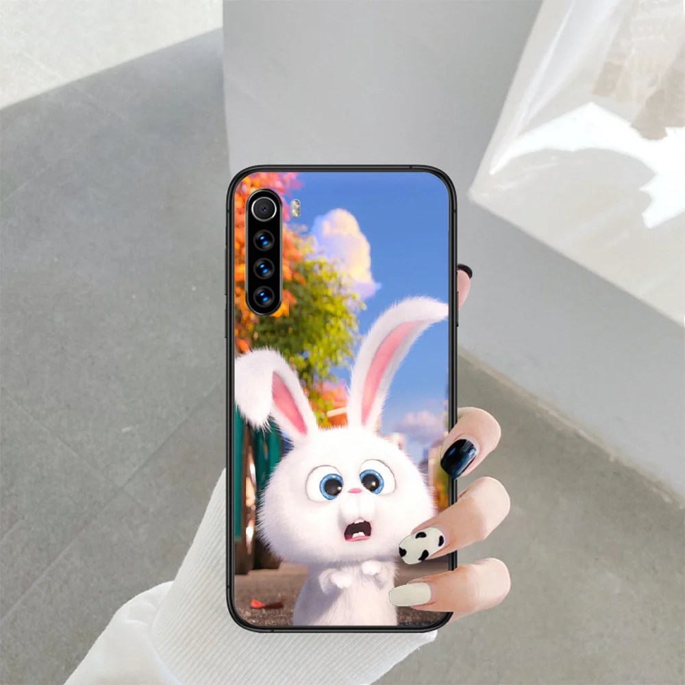 

Pet secret rabbit bunny Phone Case For Xiaomi Redmi Note 7 8 8T 9 9S 4X 7 7A 9A K30 Pro Ultra black Cell Silicone Hoesjes Pretty