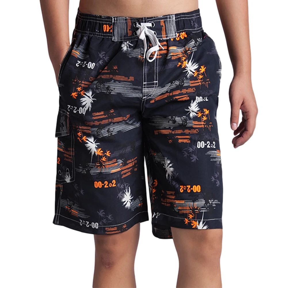 

Men's Shorts Swim Trunks Casual Surf Beach Shorts Quick Dry Board Shorts Casual Home Wear Breathable Ice Mesh Double-deck Shorts