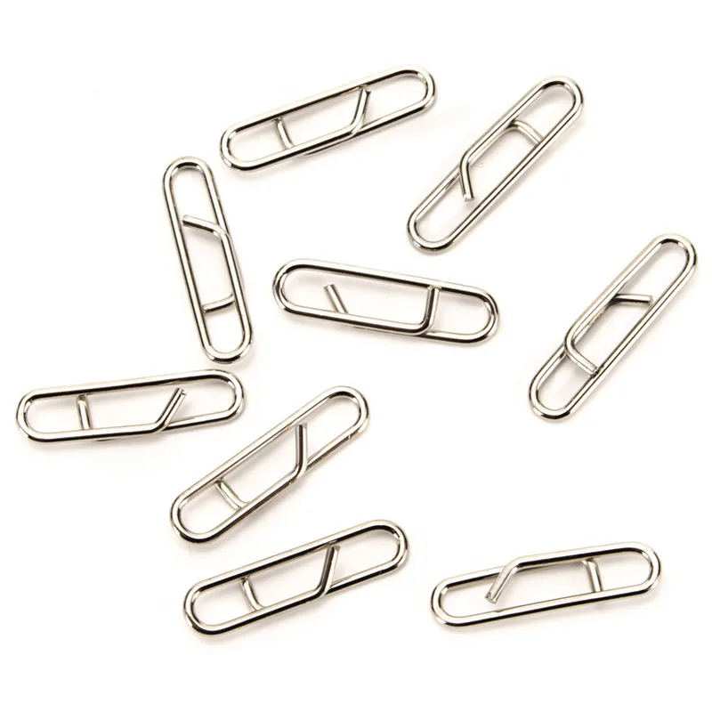 Новинка 100 шт./50 шт. быстрый зажим мощный Рыболовная Снасть Быстросменные зажимы