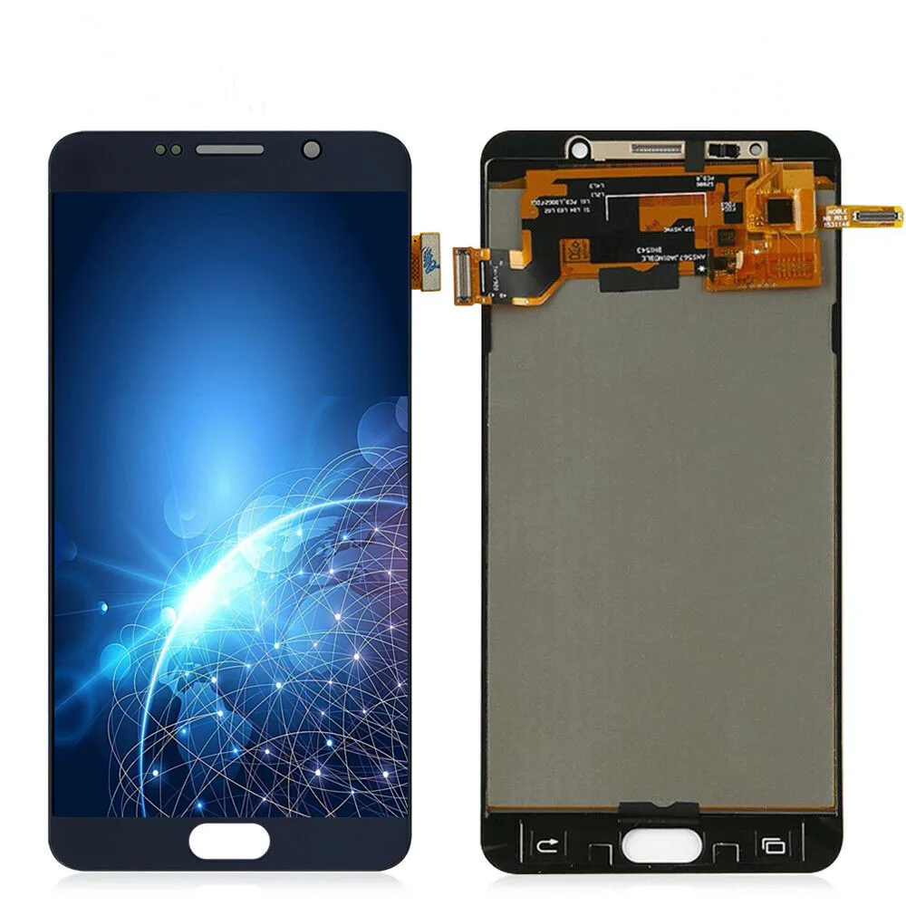 ЖК дисплей 5 7 дюйма для Samsung Galaxy note LCD N920 SM N920G N920F N920A и сенсорный экран дигитайзер в
