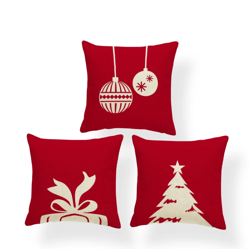 Рождество простой стиль наволочка фермерский дом Подарочная коробка Suzutou голова